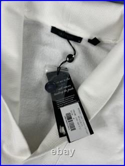 Greyson Lake Fleece Cardigan Sweater Medium White Cotton Polyester NWT MSRP $268 Greyson Lake Fleece Cardigan Sweater Medium White Cotton Polyester NWT MSRP $268