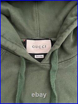 Gucci Interlocking G Stripe Hoodie Size M