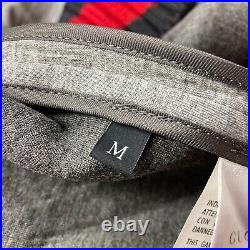 Gucci Jumper Mens Medium grey Sweater Pullover 408239 X6457 Knit Trim A4302