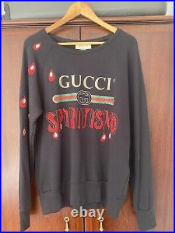 Gucci Spiritismo Sweater Jumper Medium Black Worn Once Authentic