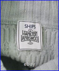 HAMILTON LAMBSWOOL Knitwear/Sweater Blue (Approx. M) 2200406339027