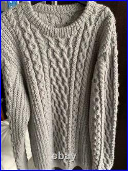 Handmade Cable Knit Jumper Size Medium To Large