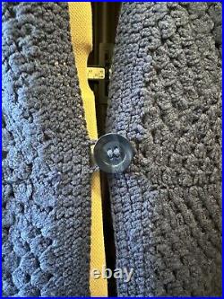 Handmade granny square Long Cardigan Beautiful Blue