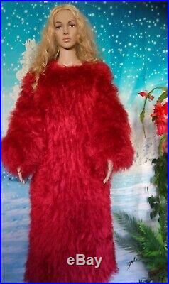Heavy dress sweater long nap hair Fluffy knitted sweater DECOFUR Made to order