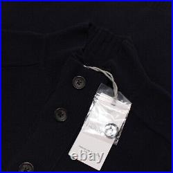 Heritage NWT Cardigan Sweater Size 50 M US In Solid Blue Wool Blend