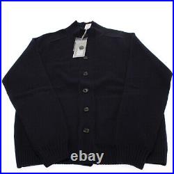 Heritage NWT Cardigan Sweater Size 50 M US In Solid Blue Wool Blend