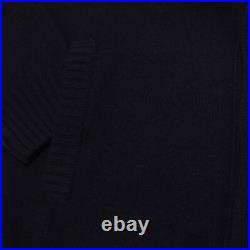 Heritage NWT Cardigan Sweater Size 50 M US In Solid Blue Wool Blend