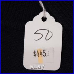 Heritage NWT Cardigan Sweater Size 50 M US In Solid Blue Wool Blend