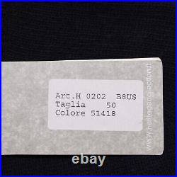 Heritage NWT Cardigan Sweater Size 50 M US In Solid Blue Wool Blend