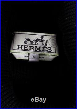 Hermes Paris Wool Turtleneck Men Sweater Size M