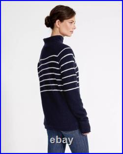 Holebrook Martina WP Windproof Wool Sweater Navy/Off White