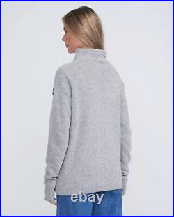Holebrook Martina Windproof Sweater Grey Melange Sizes S XL