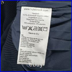 Holebrook Sweden Sweater Mens Medium M Blue Golf 1/4 Zip Knit Windproof Pullover