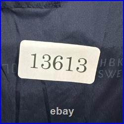 Holebrook Sweden Sweater Mens Medium M Blue Golf 1/4 Zip Knit Windproof Pullover