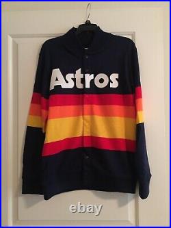 Houston Astros 1986 Mitchell & Ness Rainbow Throwback Sweater Medium Kate Upton