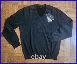Hugo Boss Italian Slim Fit V-neck Long Sleeve Sweater Medium (read) Hugo Boss Italian Slim Fit V-neck Long Sleeve Sweater Medium (read)
