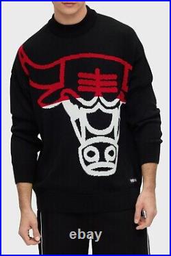 Hugo Boss x NBA Chicago Bulls Black Pullover Sweater Sweatshirt Size M -Medium