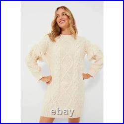 Hyacinth House Whistler Cream Cable Knit Sweater Dress Tuckernuck SZ-XXL Hyacinth House Whistler Cream Cable Knit Sweater Dress Tuckernuck SZ-XXL