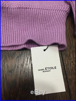 ISABEL MARANT ÉTOILE Logo Cotton And Wool Sweater Size M Orig. $460 NWT
