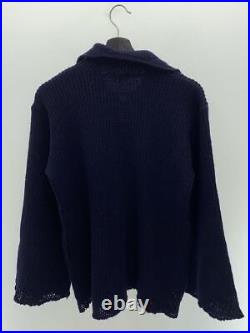 ISSEY MIYAKE Sweater cotton navy M