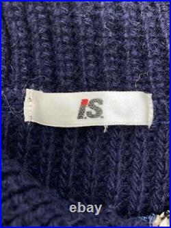 ISSEY MIYAKE Sweater cotton navy M