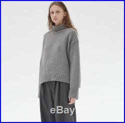 Iconic Celine Chunky Cashmere High Neck Knit Jumper Sweater (m) Nwt