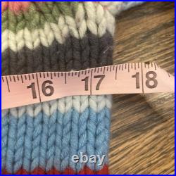 Iconic GAP Holiday 2001 Vintage Rainbow Striped Turtleneck Sweater M