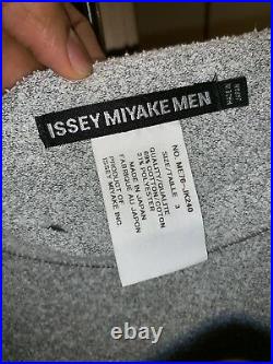 Issey Miyake Grey Boucle Sweater M