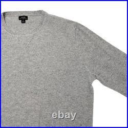 J. Crew Cashmere V Neck Sweater Gray Med