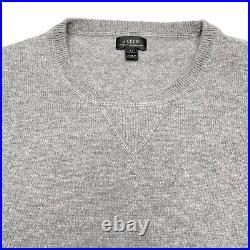 J. Crew Cashmere V Neck Sweater Gray Med