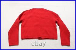 J. Crew Women's Emilie Sweater Lady Jacket LV5 Classic Cardinal Medium NWT