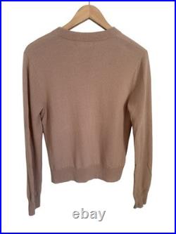 JAC & JACK Cashmere Cream Camel Knit Jumper Sweater MEDIUM AS NEW