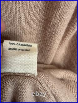 JAC & JACK Cashmere Cream Camel Knit Jumper Sweater MEDIUM AS NEW