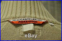 JC de CASTELBAJAC x Rossignol Intarsia Knit Ski Jumper Cardigan Sweater Medium M