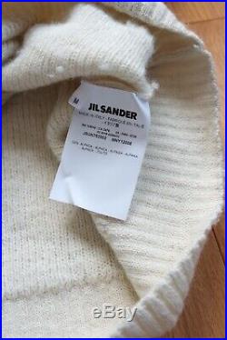 JIL SANDER FW18 Mens Oversized 100%Alpaca Sweater Jumper RRP$990 Made In Italy