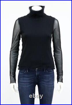 Jean Paul Gaultier Maille Mesh Angora Long Sleeve Top Sweater Size S / M Vintage