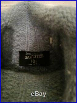 Jean Paul Gaultier Maille chunky cable roll-neck jumper sweater vintage