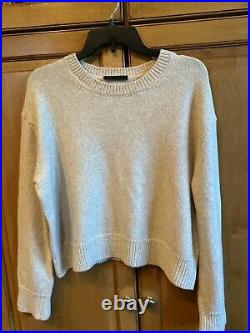 Jenni Kayne Atlas sweater beige oatmeal women's size M NWOT