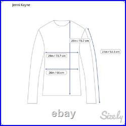 Jenni Kayne Sweater Womens Medium Fisherman Organic Cotton Jumper Ribbed Mustard