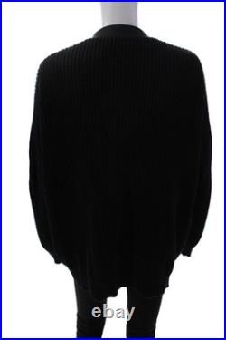 Jenni Kayne Women's Long Sleeves Open Front Cardigan Sweater Black Size S Jenni Kayne Women's Long Sleeves Open Front Cardigan Sweater Black Size S