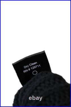 Jenni Kayne Women's Long Sleeves Open Front Cardigan Sweater Black Size S