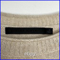 Jenni Kayne Wool Cashmere Blend Everyday Sweater in Oatmeal size M