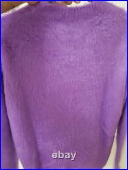 Jil Sander Purple Silk Sweater 48