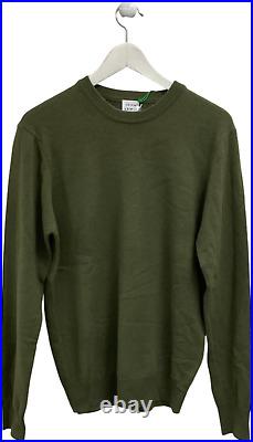 John lewis Green Cashmere Crew Neck Sweater UK M