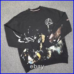 Jordan Jumper Mens MEDIUM Black Flight Artist Series Long Sleeve Sweater Size M