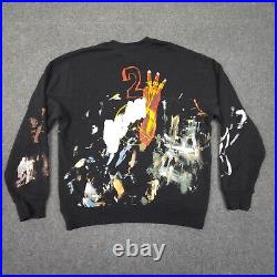 Jordan Jumper Mens MEDIUM Black Flight Artist Series Long Sleeve Sweater Size M