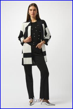 Joseph Ribkoff 253901 Jacquard Knit Colour-Block Cover-Up New AWith25Collection