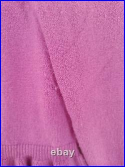 Jumper Women's Jumper M Purple 100% Cashmere Round Neck Pullover