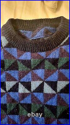 Kaffe Fassett wool pullover sweater- Kites or Flags