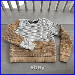 Kenzo White Copper Knit Sweater Medium